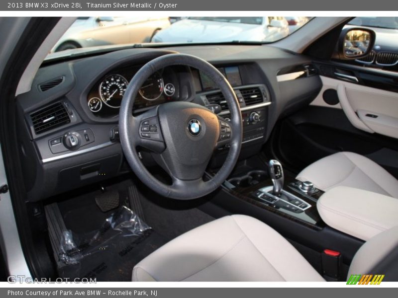Titanium Silver Metallic / Oyster 2013 BMW X3 xDrive 28i
