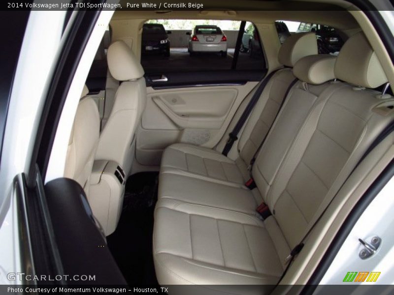 Rear Seat of 2014 Jetta TDI SportWagen