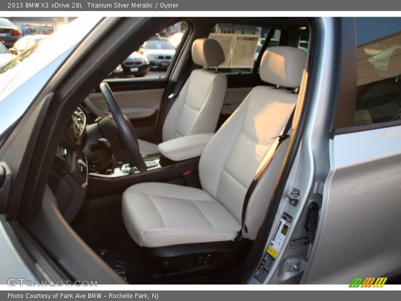 Titanium Silver Metallic / Oyster 2013 BMW X3 xDrive 28i