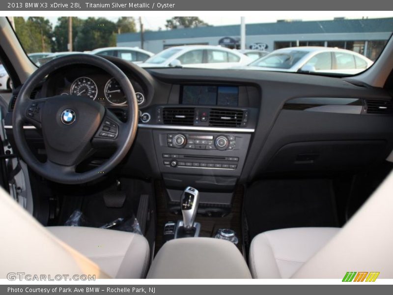 Titanium Silver Metallic / Oyster 2013 BMW X3 xDrive 28i