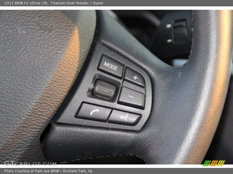 Titanium Silver Metallic / Oyster 2013 BMW X3 xDrive 28i