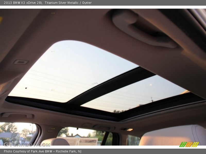 Titanium Silver Metallic / Oyster 2013 BMW X3 xDrive 28i