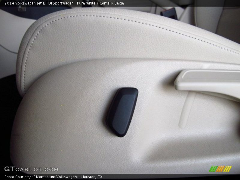 Pure White / Cornsilk Beige 2014 Volkswagen Jetta TDI SportWagen