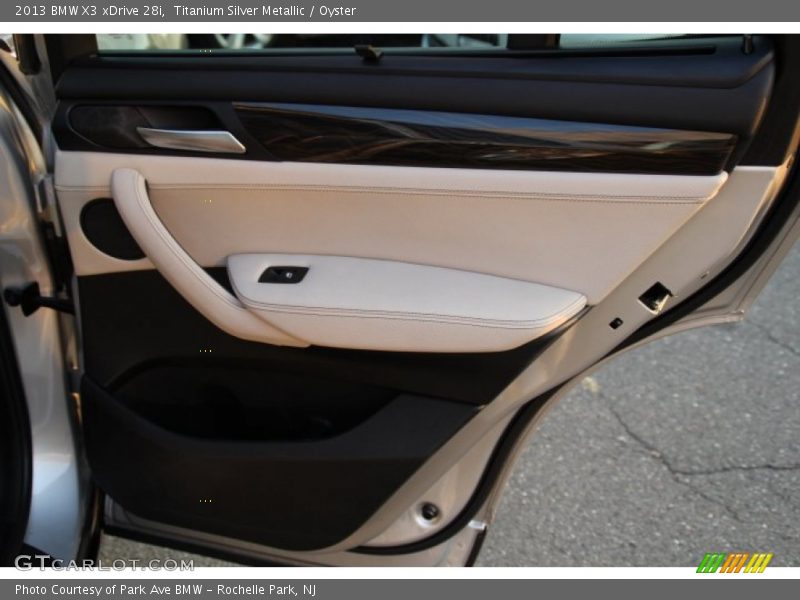 Titanium Silver Metallic / Oyster 2013 BMW X3 xDrive 28i