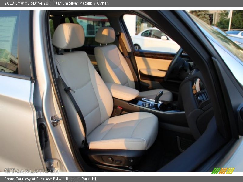 Titanium Silver Metallic / Oyster 2013 BMW X3 xDrive 28i