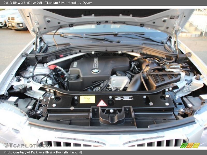 Titanium Silver Metallic / Oyster 2013 BMW X3 xDrive 28i