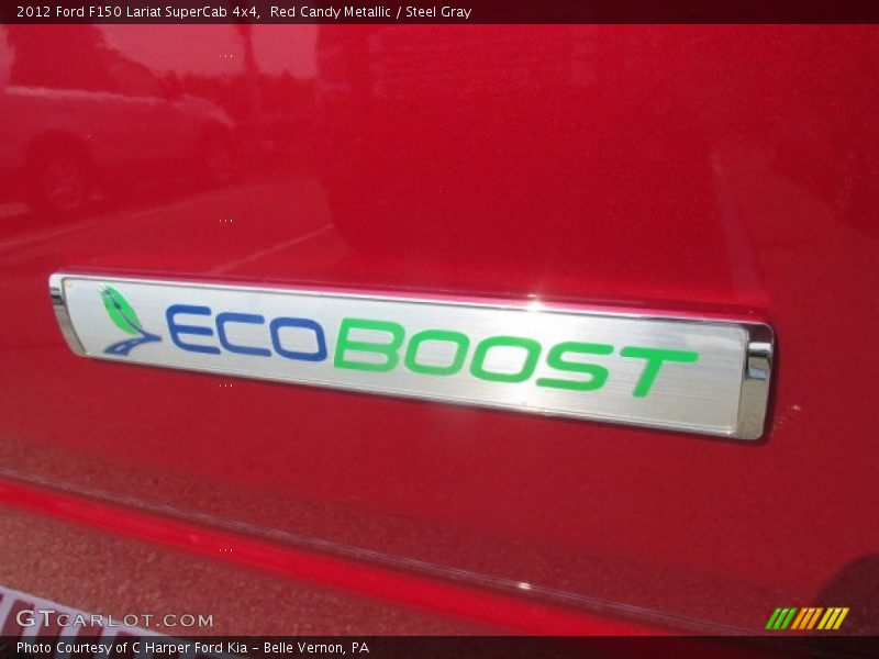 Red Candy Metallic / Steel Gray 2012 Ford F150 Lariat SuperCab 4x4