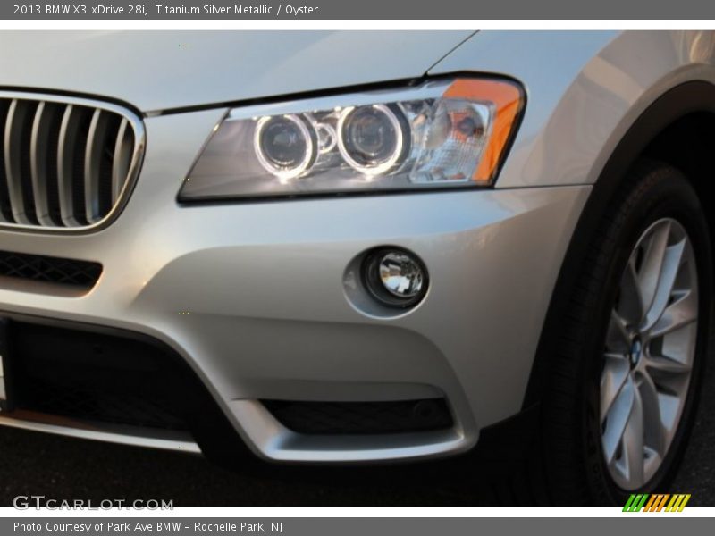 Titanium Silver Metallic / Oyster 2013 BMW X3 xDrive 28i