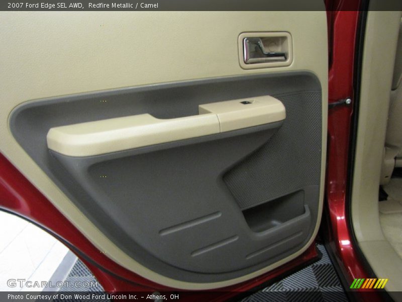 Redfire Metallic / Camel 2007 Ford Edge SEL AWD