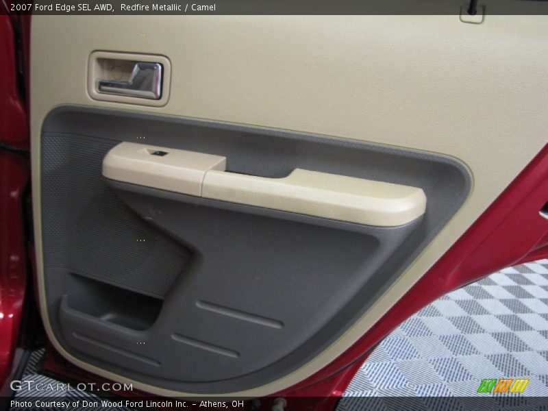 Redfire Metallic / Camel 2007 Ford Edge SEL AWD