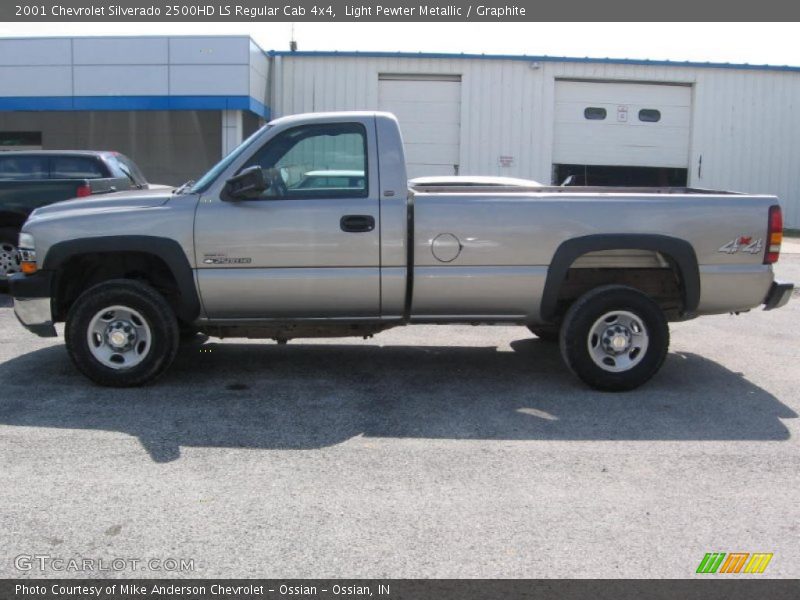 Light Pewter Metallic / Graphite 2001 Chevrolet Silverado 2500HD LS Regular Cab 4x4