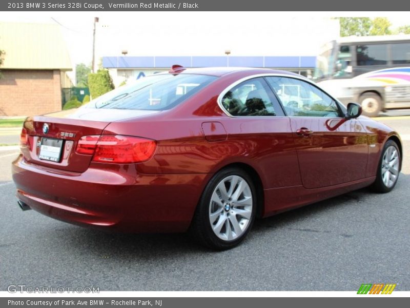 Vermillion Red Metallic / Black 2013 BMW 3 Series 328i Coupe