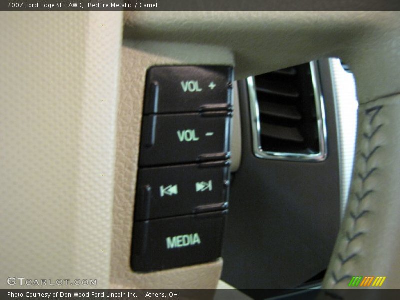 Redfire Metallic / Camel 2007 Ford Edge SEL AWD