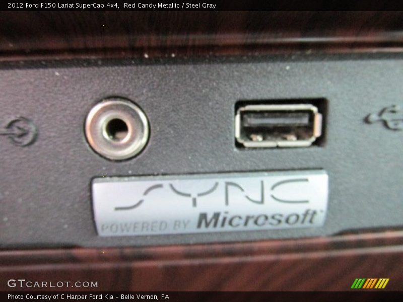 Red Candy Metallic / Steel Gray 2012 Ford F150 Lariat SuperCab 4x4