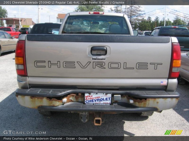 Light Pewter Metallic / Graphite 2001 Chevrolet Silverado 2500HD LS Regular Cab 4x4