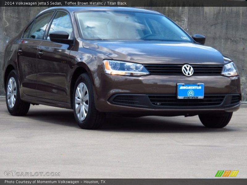Toffee Brown Metallic / Titan Black 2014 Volkswagen Jetta S Sedan