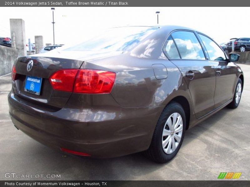 Toffee Brown Metallic / Titan Black 2014 Volkswagen Jetta S Sedan