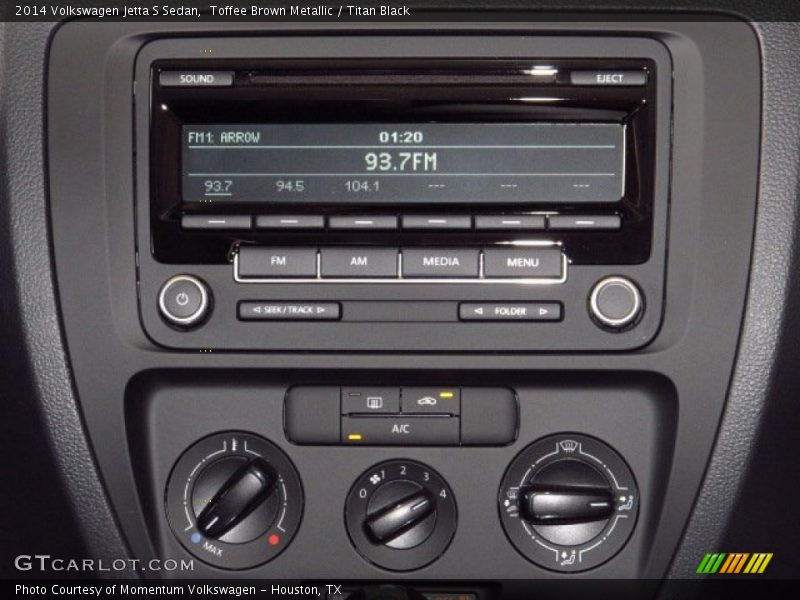 Toffee Brown Metallic / Titan Black 2014 Volkswagen Jetta S Sedan