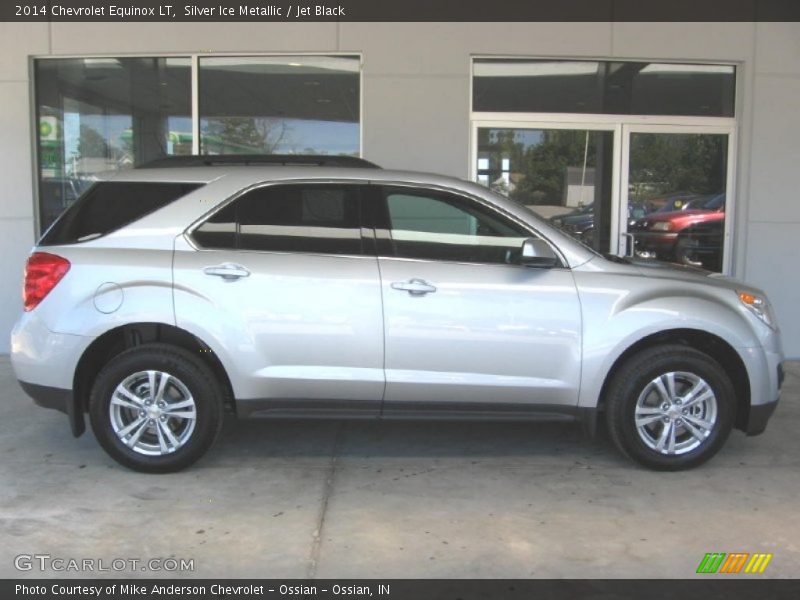 Silver Ice Metallic / Jet Black 2014 Chevrolet Equinox LT