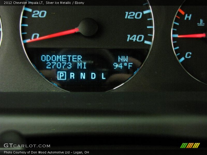 Silver Ice Metallic / Ebony 2012 Chevrolet Impala LT