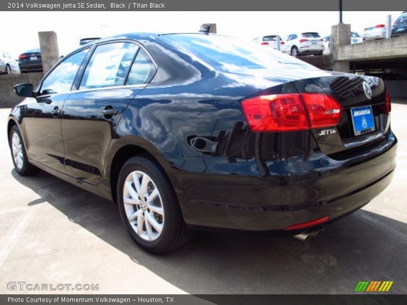 Black / Titan Black 2014 Volkswagen Jetta SE Sedan