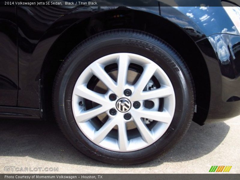 Black / Titan Black 2014 Volkswagen Jetta SE Sedan