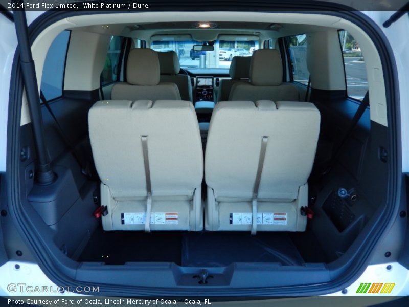 White Platinum / Dune 2014 Ford Flex Limited