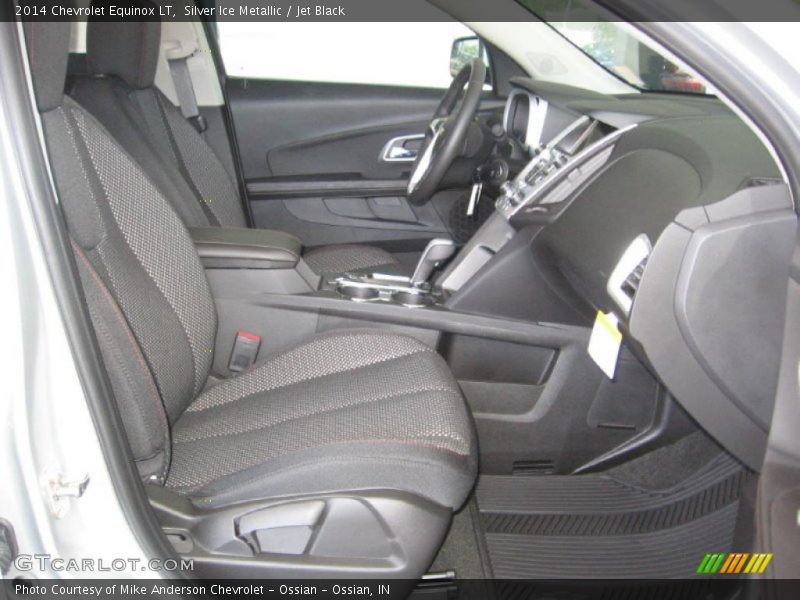 Silver Ice Metallic / Jet Black 2014 Chevrolet Equinox LT