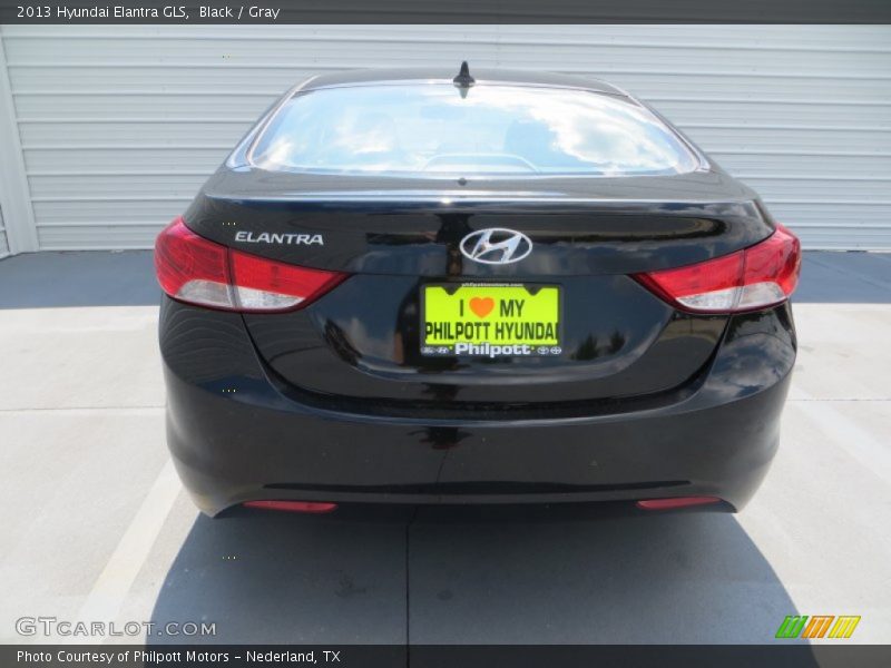Black / Gray 2013 Hyundai Elantra GLS