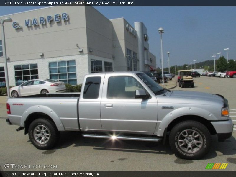 Silver Metallic / Medium Dark Flint 2011 Ford Ranger Sport SuperCab 4x4