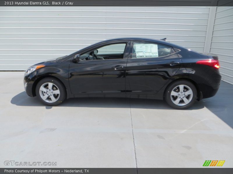 Black / Gray 2013 Hyundai Elantra GLS
