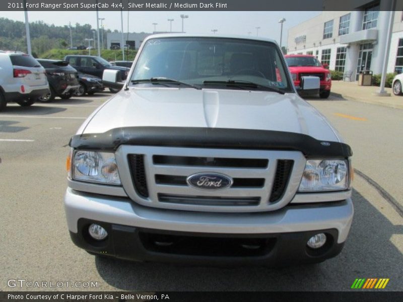 Silver Metallic / Medium Dark Flint 2011 Ford Ranger Sport SuperCab 4x4