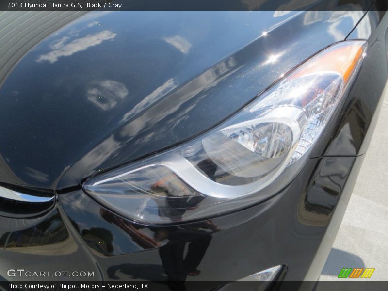 Black / Gray 2013 Hyundai Elantra GLS