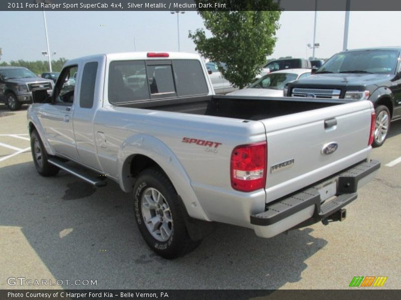 Silver Metallic / Medium Dark Flint 2011 Ford Ranger Sport SuperCab 4x4