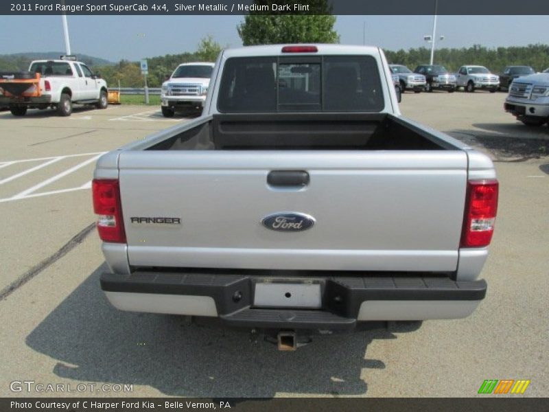 Silver Metallic / Medium Dark Flint 2011 Ford Ranger Sport SuperCab 4x4
