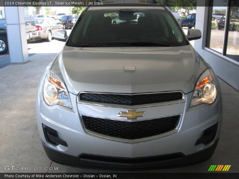 Silver Ice Metallic / Jet Black 2014 Chevrolet Equinox LT