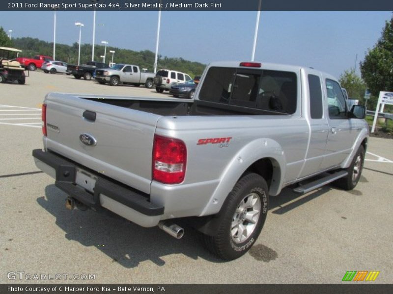 Silver Metallic / Medium Dark Flint 2011 Ford Ranger Sport SuperCab 4x4