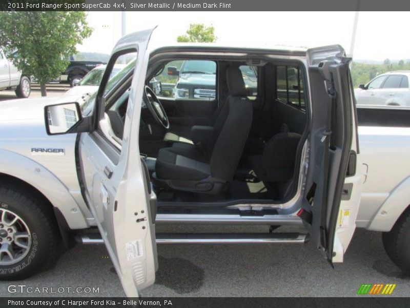Silver Metallic / Medium Dark Flint 2011 Ford Ranger Sport SuperCab 4x4