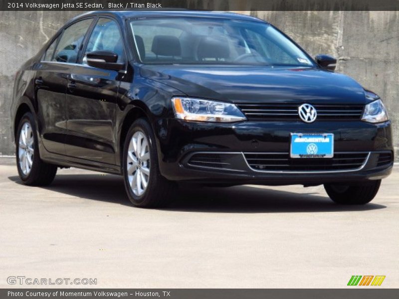 Black / Titan Black 2014 Volkswagen Jetta SE Sedan