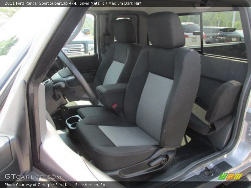 Silver Metallic / Medium Dark Flint 2011 Ford Ranger Sport SuperCab 4x4