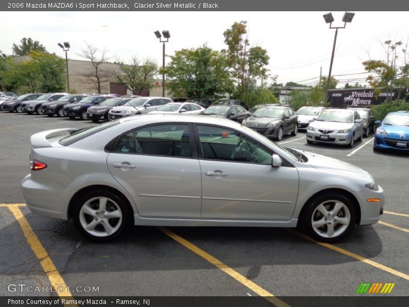 Glacier Silver Metallic / Black 2006 Mazda MAZDA6 i Sport Hatchback