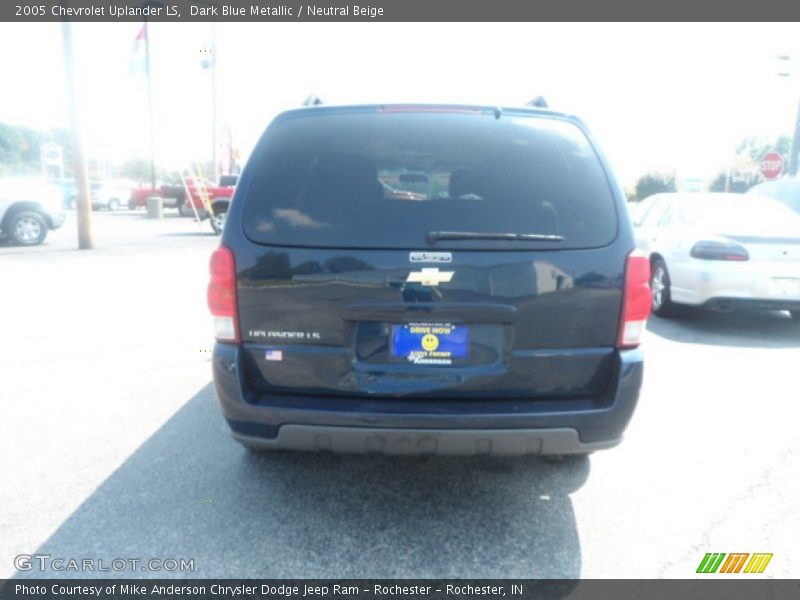 Dark Blue Metallic / Neutral Beige 2005 Chevrolet Uplander LS