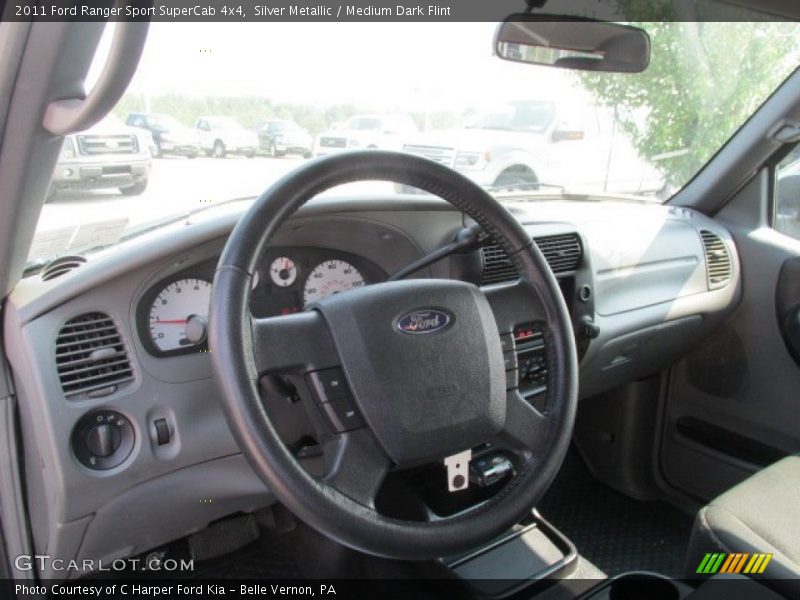 Silver Metallic / Medium Dark Flint 2011 Ford Ranger Sport SuperCab 4x4