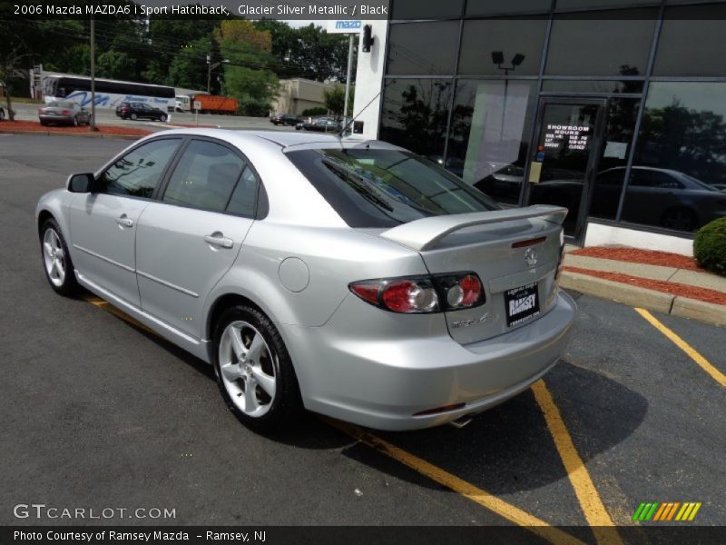 Glacier Silver Metallic / Black 2006 Mazda MAZDA6 i Sport Hatchback