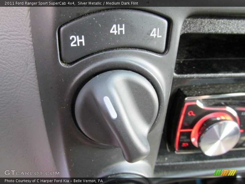 Silver Metallic / Medium Dark Flint 2011 Ford Ranger Sport SuperCab 4x4