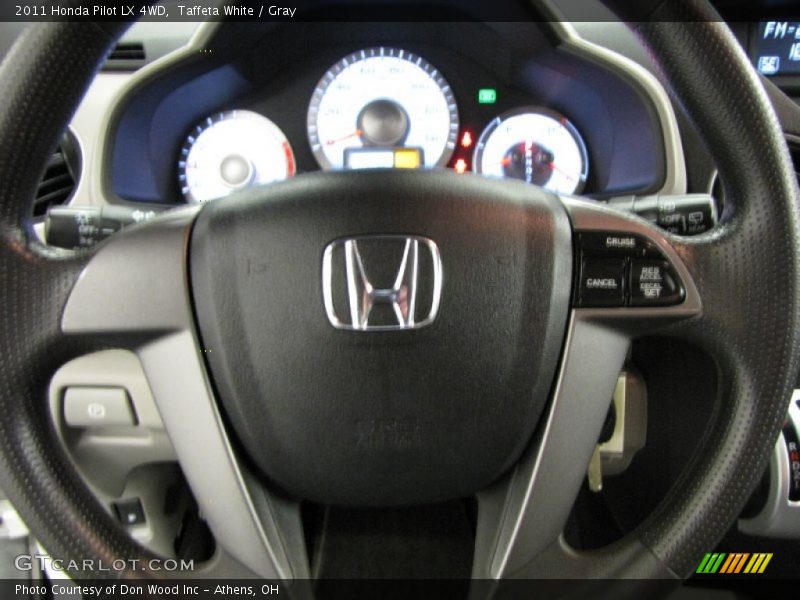 Taffeta White / Gray 2011 Honda Pilot LX 4WD