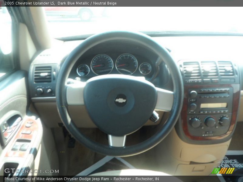 Dark Blue Metallic / Neutral Beige 2005 Chevrolet Uplander LS