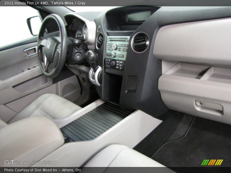 Taffeta White / Gray 2011 Honda Pilot LX 4WD