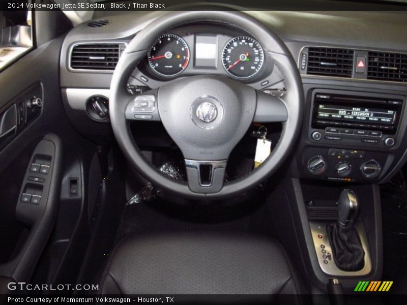 Black / Titan Black 2014 Volkswagen Jetta SE Sedan