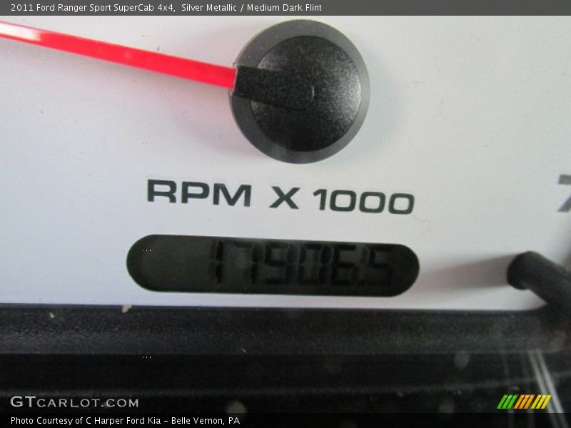Silver Metallic / Medium Dark Flint 2011 Ford Ranger Sport SuperCab 4x4